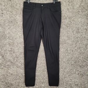 Lululemon ABC Pant Skinny 30x32 Mens Black Casual Commuter Walking‎ Travel Pants